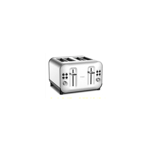 T-fal Grille-Pain en Acier Inoxydable, 4 Tranches