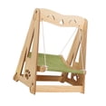 thumbnail image 2 of Wooden Swing Hammock for Cats, Sturdy Rope, Breathable Fabric,  Structure, Multi Purpose, Wood Material, Suitable for All Seasons, 2 of 8