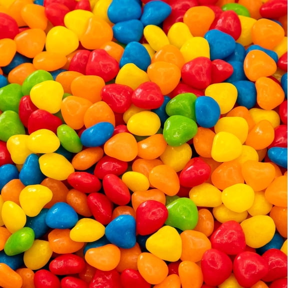 Mini Candy Hearts 1-Pound Bag  Assorted Fruit Flavors Rainbow Hearts for Buffets, Party Favors, Dessert Topping & Gifting | Hard Candies