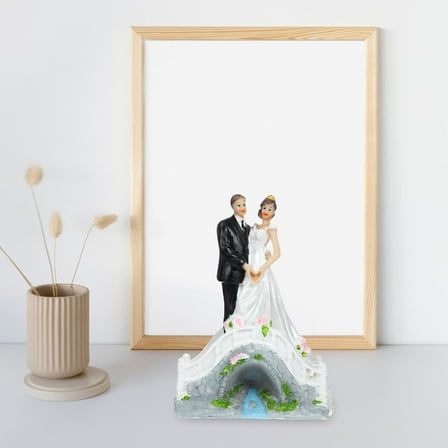 Raindrops Wedding Cake Topper Figure Ornament Wedding Party Cake Decoration