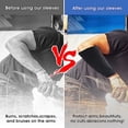 thumbnail image 4 of 2 Pairs Class Cut Resistant Gloves Cut Resistant Knitted Sleeves Arm Protection Protective Cut Resistant Arm Sleeves, 4 of 5