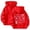 Red, variant on LEKDFST Zip Up Hoodie Women Christian Trendy Graphic Oversized Sweatshirt Long Sleeve Y2K Quarter Zip Pullover Tops Green XL