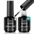 thumbnail image 1 of Set de capa superior y base en gel para uñas Beetles, 15 ml x 2, 1 of 9