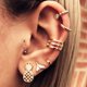 thumbnail image 1 of Conjunto De Pendientes De Oro Bohemio Vintage Metal Gota Accesorios Para Mujer, 1 of 4