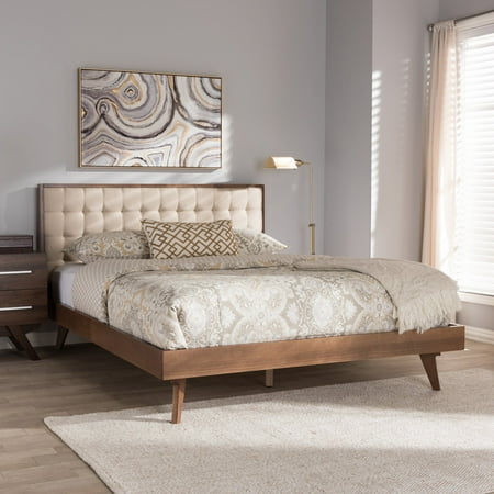 Light Wood Platform Bed Galrocostantino