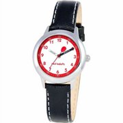 Boys' Stainless Steel Watch, Black Strap
