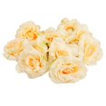 thumbnail image 3 of 10 PCS Flores artificiales 10 cm para decoración de bodas DIY Caja de corona Flores de fiesta de seda floral (Champán), 3 of 5