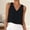 A2-Black, variant on TRUBKH Womens Linen Crop Tops V Neck Tank Top Summer Sleeveless T Shirt Loose Fit Cami Flowy Linen Top Crop Tops Cotton Linen Tank Tops Layering Tank Top Beach Vacation Clothes Black L