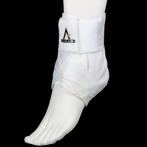 Active Ankle AS1 Pro Lace Up Ankle Brace, Ankle Stabilizer for Protection & Sprain Support for Volleyball, Rugby, Basketball, Braces with Laces, Wear Over Compression Socks or Sle
