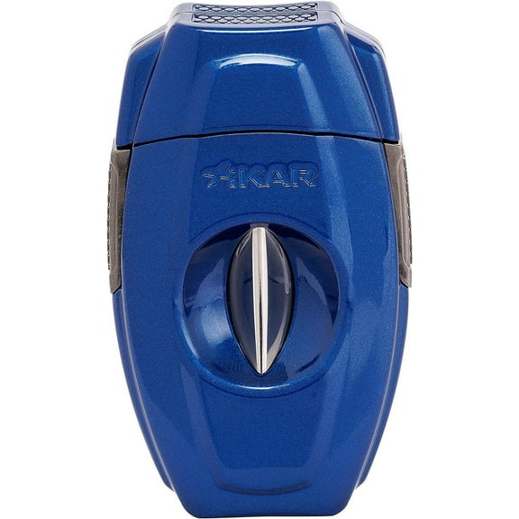 Xikar VX2 V-Cut Cigar Cutter, Up to 70 Ring Gauge, Blue