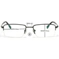 thumbnail image 7 of Tango Optics Metal Rectangle Optical Eyeglasses Frame Luxe Stainless Steel Stephen Hawkens Black For Prescription Lens -, 7 of 7