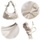 thumbnail image 5 of Bolso Bandolera Plisado Cuero PU Bowknot Casual para Ir Compras Viajes, 5 of 9