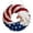 Red, variant on 12IN 250 Anniversary Eagle Wreath, 4th of July Wreaths for Front Door, 2026 New Patriotic Eagle Wreath Red and Blue Flag Wreaths, Brave Wings Wreath Flag Wreaths