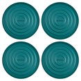 thumbnail image 1 of Juego de 4 manteles individuales de silicona lavables y redondos, color negro, 1 of 5