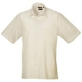 thumbnail image 1 of Premier Chemise de Travail Formelle en Popeline Unie à Manches Courtes pour Hommes, 1 of 3