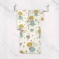 thumbnail image 5 of SKYSONIC 3 Pack Towel Angels Pattern Cotton Bath Towel Set (1 Bath Towel, 1 Hand Towel, 1 Washcloth) for Bathroom, Super Soft and Quick Dry Towels, 5 of 7