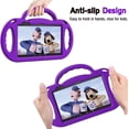 thumbnail image 2 of AVAWO Kids Case for Fire HD 8-Inch Tablet (2024 Release, 12th Generation), with Strap, Lightweight Shockproof Handle Protective Case, Purple, 2 of 8