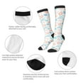 thumbnail image 6 of Balery Colorful Seashells1 Printed Novelty Socks Men's Women's Crew Socks Sports Socks Knee High Socks Cotton Socks Quirky and Cool Socks, 6 of 9