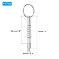 thumbnail image 2 of Unique Bargains 316 Stainless Steel Quick Release Pin Usable Length 2.6' Bimini Top Pin 4 Pack, 2 of 5