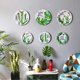 thumbnail image 3 of 10 soportes decorativos para platos de pared de acero inoxidable dorado con 10 ganchos de pared para colgar platos, dormitorio, arte, sala de estar, restaurante, 3 of 5