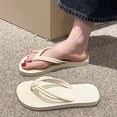 thumbnail image 2 of CAIXIA Women Arch Support Flip Flops Comfortable Orthotic Sandals for Plantar Fasciitis, Summer Beach Pool Thong Sandals Lightweight Casual Walking, 2 of 7