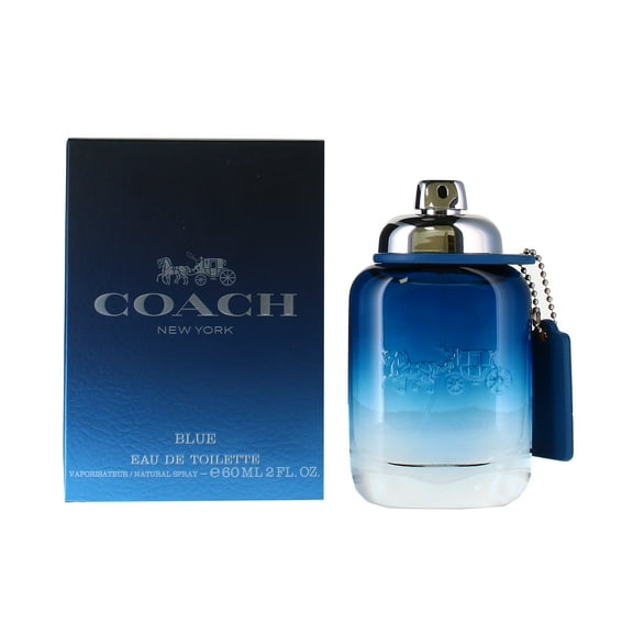Coach New York Blue Eau De Toilette, Cologne for Men, 2.0 oz