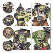 Warhammer 40,000 Getting Started with Orks Combat Patrol Starter Set with 33 Push-Fit Miniatures & 11 Paints