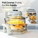 thumbnail image 4 of Big Boss 16Qt Large Air Fryer Oven – Large Halogen Oven Cooker with 50+ Air Fryers Recipe Book for Quick + Easy Meals for Entire Family, AirFryer Oven Makes Healthier Crispy Foods – Silver, 4 of 5