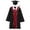 Black, variant on SRZYMJ Unisex Matte Graduation Gown Cap Tassel Set 2026 for High School and Red 12-13 Years
