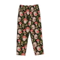 thumbnail image 4 of Xecao Edgehog and Mushrooms Women's Straight Lounge Pajama Pants: The Epitome of Relaxed Sleepwear, 4 of 9