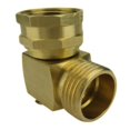 thumbnail image 2 of Almencla Hose Swivel Elbow Connector Leakproof 3/4" Ght Pipe Fittings for Car Washing, 2 of 8