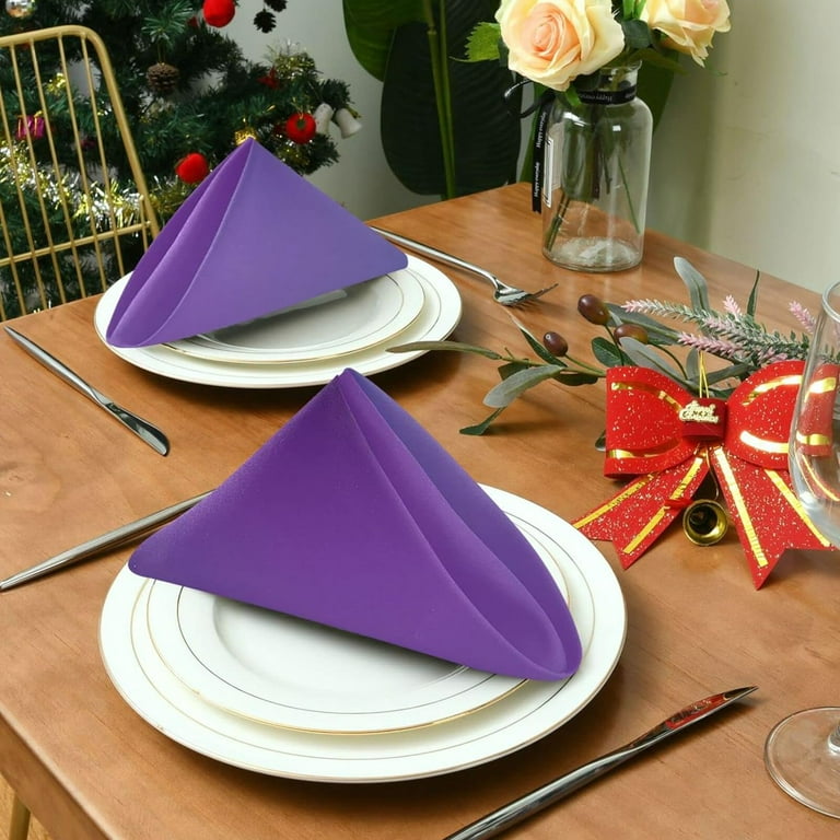 Nappe de table Doynel 150x260cm Tissu Violet
