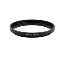 Unique Bargains 46mm-49mm 46mm to 49mm Black Step Up Ring Adapter for Camera
