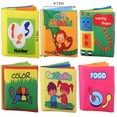 thumbnail image 3 of RKSTN Toddler Toys Enlightenment Early Education Cloth Book Washed Without Fading, Cloth Book, Puzzle Book, With Ringing Paper Baby Toys, 3 of 5