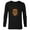 Black, variant on Lucasfilm Indiana Jones Golden Skull Logo - Long Sleeve T-Shirt for Men - Customized-White