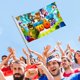 thumbnail image 4 of Bloons TD (Defensa de Torres) Bandera impresa con temática, regalo perfecto para fanáticos, amigos y familiares, y adecuada para actividades al aire libre e interiores, decoraciones de fiesta. 60*90CM, 4 of 6