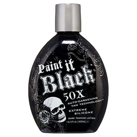 Millenium Tanning New Paint It Black Auto-darkening Dark Tanning Lotion, 50X, 13.5 Ounce
