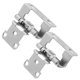 thumbnail image 5 of unbranded 2Ud Bisagras Semi Envolventes Para Puertas De Gabinete Con Mecanismo Autocierre Plata, 5 of 8