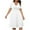 White, variant on Bigersell Ladies New Summer Dresses Summer Female V-Neck Short Sleeve Above Knee Wrap Dress Style D-182 Dress Shirts Ladies Plus Size Summer Dresses , Blue XXL