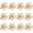 Gold, variant on Small Flower Hair Clips for Women, Cute Mini Little Sparkling Metal Flower Sweet Artificial Bangs Nonslip Hair Claw Clips Decorative ()