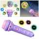 thumbnail image 3 of Proyector Linterna Dormir Aprender de portátil 3 diapositivas 24 Patrones Linterna para niños Proyector luminoso Juguete Púrpura, 3 of 9