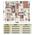 thumbnail image 3 of DouZhe Ultra-Soft Micro Fleece Lightweight Flannel Bed Blanket, American Elements Postcards Print Cozy Warm Throw Blankets, 50"x40", 3 of 7