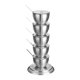 thumbnail image 4 of Recipiente para Condimentos Soledad resistente Ahorra espacio para hornear cocina hogar 5 capas, 4 of 9