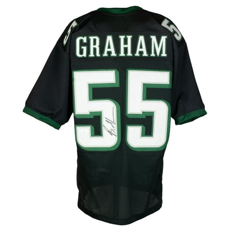 Brandon Graham Philadelphia Signed Black Football Jersey JSA ITP