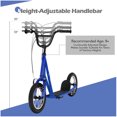 thumbnail image 2 of CIPACHO Height Adjustable Kid Kick Scooter with 12" Air Filled Wheel, Children Bicycle Toys for Girls Boys Ages 8-12 Years, Great Gift for Kids, Navy, 2 of 5