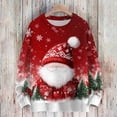 thumbnail image 2 of Mfakffe Christmas Kids Crew Neck Sweatshirt Long Sleeve Cute Casual Pullover Tops Children Winter Festival Outfit for Party, Daily Wear, 2 of 5