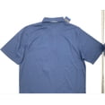 thumbnail image 2 of Pebble Beach Men's Dry-Luxe Performance Polo Style Golf Shirt Size L Color Blue, 2 of 4