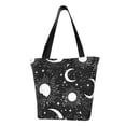 thumbnail image 2 of Kdxio Crescent and Stars Women Reusable Grocery Bags Foldable Ripstop,Reusable Shopping Bags for Shopping,Gym,Gift, 2 of 7
