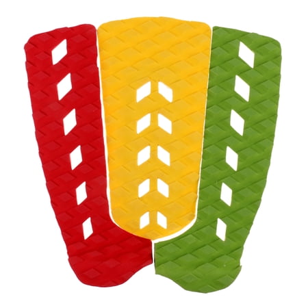Lot 3 Tapis De Pont Pour Surf/paddle – Poignée Arrière + Stomp – EVA Blanc – Neuf