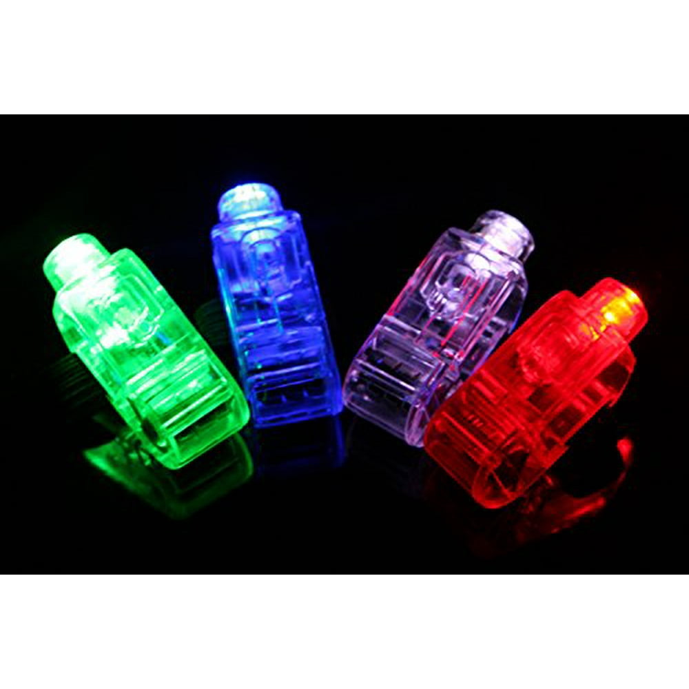 LED Bright Laser Finger Flashlights LED Finger Beam 48 Pieces